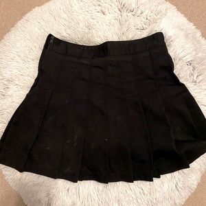Black tennis skirt